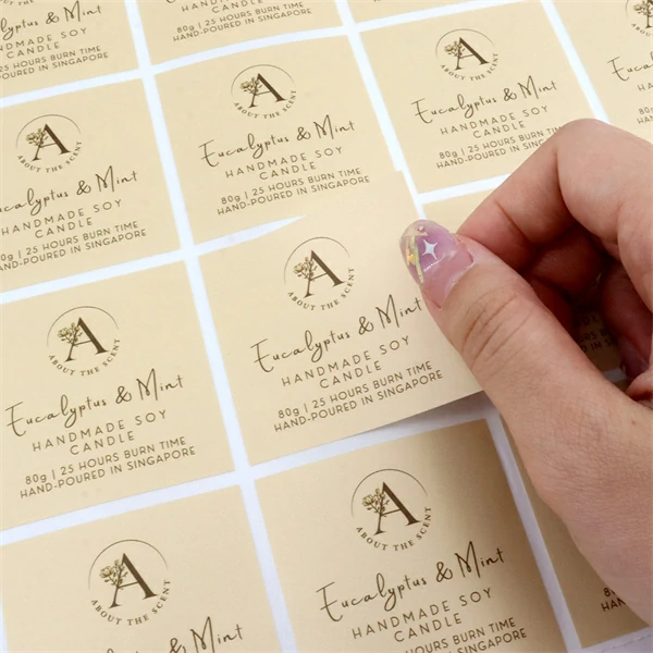 Medische flacon private label sticker bedrukking, kleine formaat pillenfles verpakking aangepaste label maker